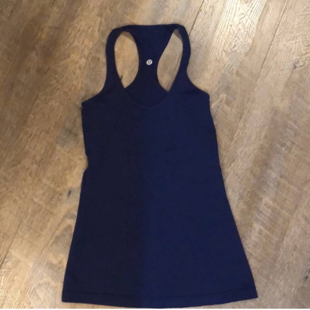 🍋 Lululemon Navy Blue Racerback Tank Top Size 4